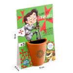 Radis et Capucine - Kit de jardinage enfant - Chevalier - face recto
